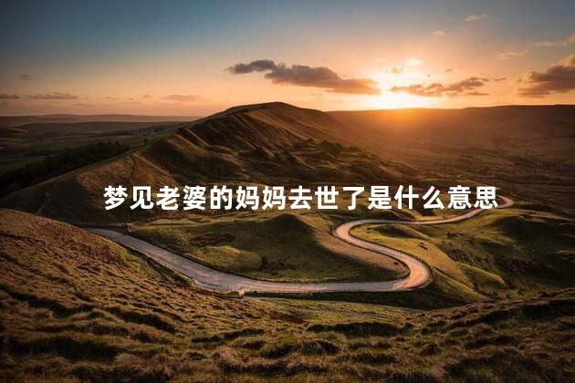梦见老婆的妈妈去世了是什么意思