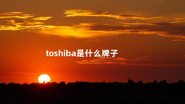 toshiba是什么牌子