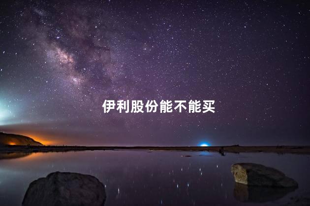伊利股份能不能买