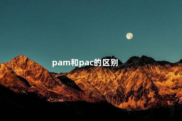 pam和pac的区别