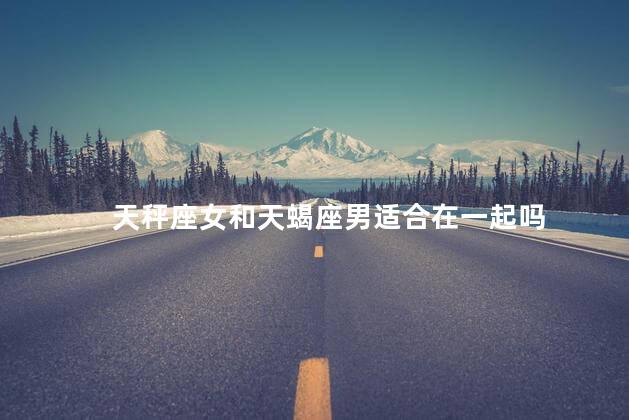 天秤座女和天蝎座男适合在一起吗