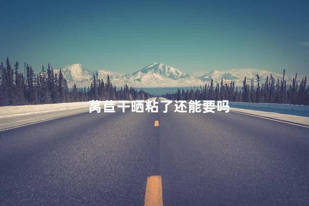 莴苣干晒粘了还能要吗