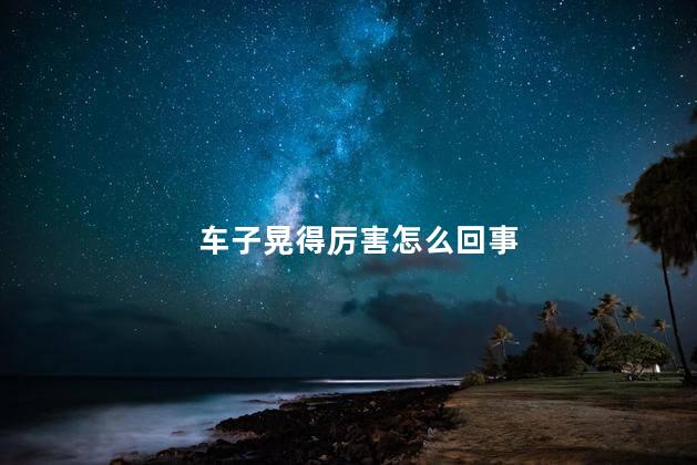 车子晃得厉害怎么回事