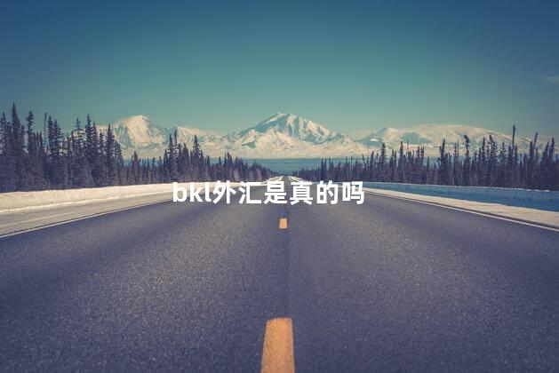 bkl外汇是真的吗