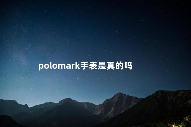 polomark手表是真的吗