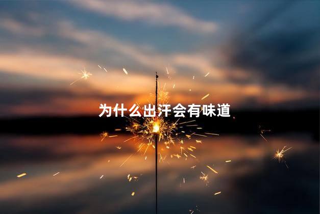 为什么出汗会有味道