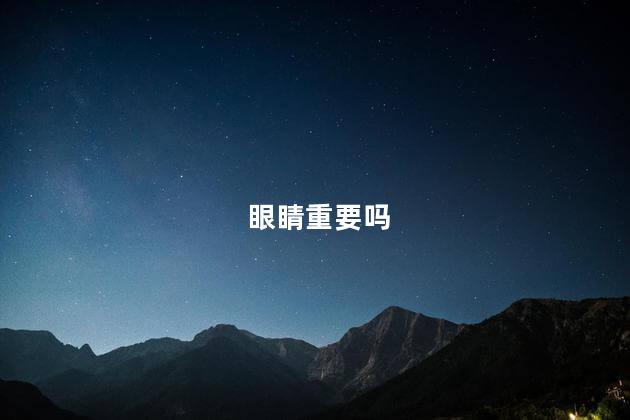 眼睛重要吗