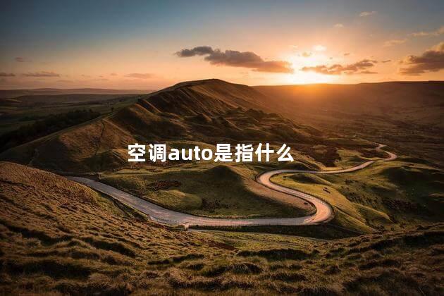 空调auto是指什么