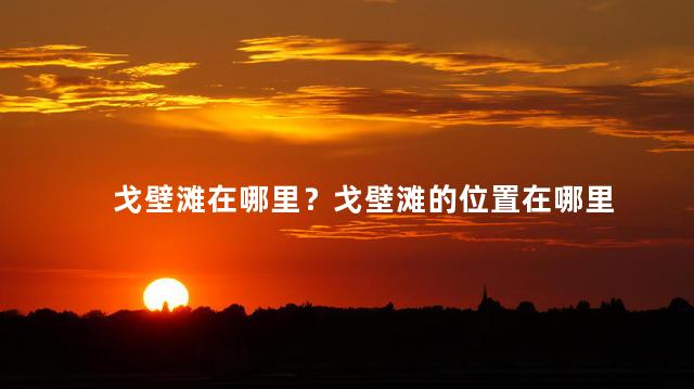 戈壁滩在哪里？戈壁滩的位置在哪里