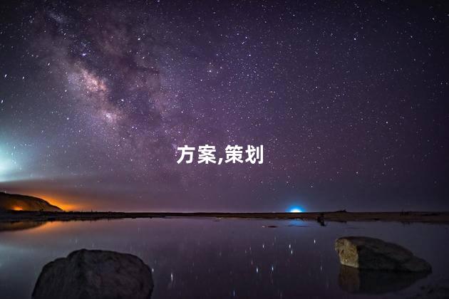 方案,策划