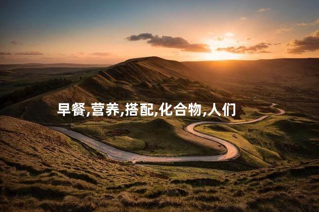 早餐,营养,搭配,化合物,人们